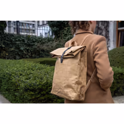 Exacompta Eterneco sac à dos City backpack Marron Cuir végan - Vista aggiuntiva 8