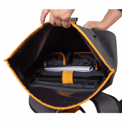Exacompta Exactive Young zaino City backpack Grigio, Arancione Poliuretano termoplastico (TPU) - Vista aggiuntiva 4