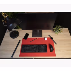 Exacompta 29121E sottomano Ecopelle, Poliuretano (PU) Nero, Rosso - Vista aggiuntiva 5
