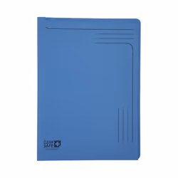 Exacompta Clean'Safe, Cartella per file convenzionale, A4, Cartone, Blu, Opaco, Ritratto