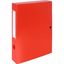 Exacompta 59635E, Polipropilene (PP), Rosso, A4, Landscape, 6 cm, 240 mm
