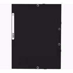Exacompta 55301E, Cartella per file convenzionale, A4, Cartone, Nero, 355 g/m², 240 mm