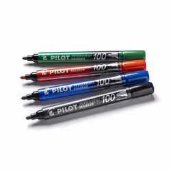 Pilot 100 marcatore permanente Tipo di punta Nero 20 pz - Vista aggiuntiva 5