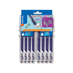 Pilot FriXion Fineliner penna tecnica Fine Nero, Blu, Verde, Azzurro, Lime, Rosa, Rosso, Viola 8 pz