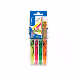 Pilot FriXion Light, Fermaglio, Verde, Arancione, Rosa, Giallo, 4 pz