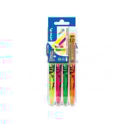 Pilot FriXion Light Verde, Arancione, Rosa, Giallo 4 pz