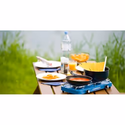 Campingaz Base Camp Blu Superficie piana Gas 2 Fornello(i) - Vista aggiuntiva 3