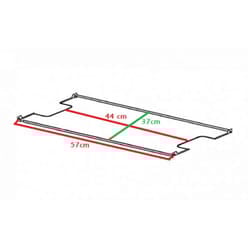 Vassoio proteggi bruciatore per bbq 3 series