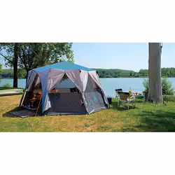 Coleman Cortes Octagon 8 8 persona(e) Nero, Blu, Grigio Tenda a cupola/Igloo - Vista aggiuntiva 2