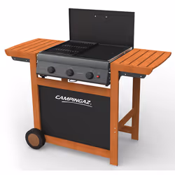 Campingaz 3 Series Classic Adelaide 3 Woody, 14000 W, Barbecue, Gas naturale, 3 Fornello(i), 830 g/h, Piezoelettrico