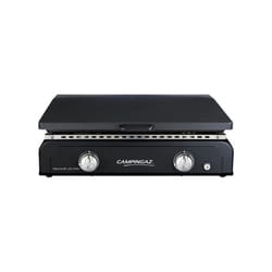 Campingaz - Piastra Cottura Plancha bf lxd Twin a Gas, Nero Doppia Superficie di Cottura, Facile Pulizia e Resistenza alle Alte Temperature