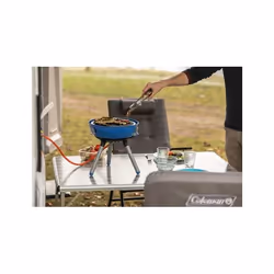 Campingaz Party Grill 400 Caravan Da tavolo propano/butano Nero, Blu, Acciaio satinato 2000 W - Vista aggiuntiva 6