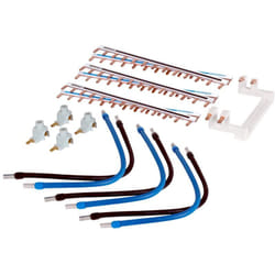 707747 - Kit elettrico - Kit di cablaggio - Morsettiera elettrica - Morsettiera di collegamento elettrico - Kit di cablaggio a 2 file - Debflex