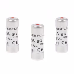 Fusibili con indicatore DEBFLEX - 715306 3 pezzi10 A400 V Diametro 8,5 mmLunghezza 31,5 mm