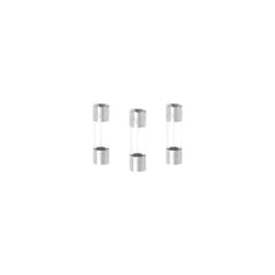 Fusibile di vetro fus. rap. diametro 5MM-LUNGHEZZA 20MM-2,5A-250V-3 pezzi