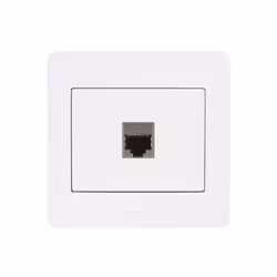 Presa Ethernet RJ45, diametro 2, categoria 6, bianca DEBFLEX riferimento 739370. Questa presa RJ45 Diam 2 bianca di Debflex è ...