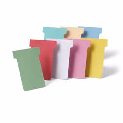 Nobo Schede a T Indice 2 beige chiaro (100), Beige, 60 g, 61 mm, 86 mm, 20 mm, 70 g