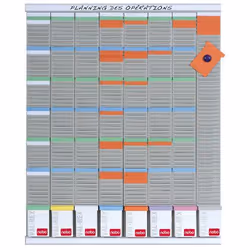 Nobo Kit Planning schede a T- 8 colonne / 54 fessure - Vista aggiuntiva 4