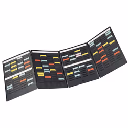 Nobo T-card Kit mini planner a 4 facce Ind. 1,5, Nero, 320 mm, 39 mm, 246 mm, Repubblica Ceca