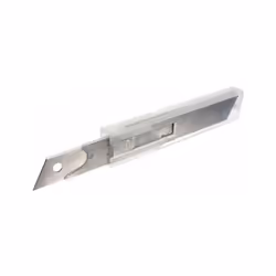 Dettagli : Lama a strappo da 18 mm, 7 segmenti. Ideale per tutte le applicazioni di taglio quotidiane: - Cartone spesso. - Tu ...