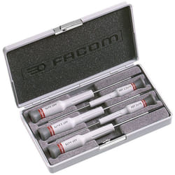 AEF.J2 - Scatola di 5 micro-tech di slot cacciaviti - Facom