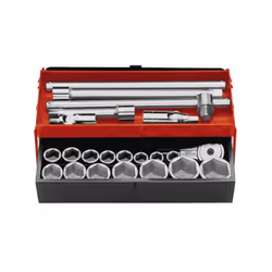 Dettagli : Contiene: 1 cricchetto 3/4 senza impugnatura - K.151B. 10 x 3/4 esagono metrico - K.19HB - 21 - 22 - 23 - 24 - 27 ...