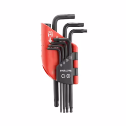 Dettagli : Set di chiavi Torx® a testa sfericaSet di 7 chiavi maschio Torx - Torx a testa sferica (tranne la chiave n. 10, To ...
