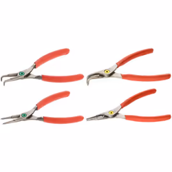 Composto da: - 177A.18: Pinze per Circlips® esterni, per Circlips® 19 --> 60 mm, con becchi diritti. - 197A.18: Pinze per Cir ...