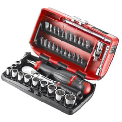 RL.NANO1 Set di bussole 1/4' 6 lati metrici - Facom