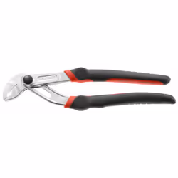 Pinza multipla integrata con meccanismo di bloccaggio, cromata, manici ergonomici in due materiali. Manopola di regolazione r ...