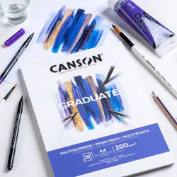 Canson Graduate, Foglio d'arte, 200 g/m², 20 fogli