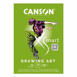 Canson C32250P002, Blocco di carta da disegno, 150 g/m², 40 fogli