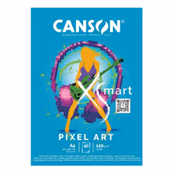 Canson C32250P004, Blocco di carta da disegno, 120 g/m², 40 fogli