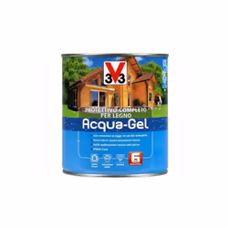 V33 Acqua-Gel, Porta, Recinto, Cancello, Parete, Finestra, Opaca, Legno, Mahogany, Vernice acrilica, 30 m²