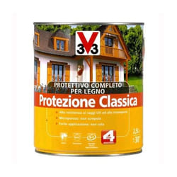 V33 - Protettivo Completo Legno Protezione Classica Colore Noce Scuro 3 Litri