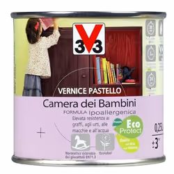 V33 Vernice pastello bianco-panna, Asciugatura rapida, Mobili