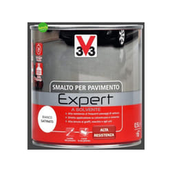 Smalto V33 per pavimento alta resistenza lt 0,50 bianco