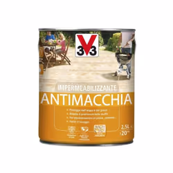 impermeabilizzante antimacchia lt2,5 l'impermeabilizzante anti-macchia v33 è una vernice protettiva all'acqua che blocca in s ...