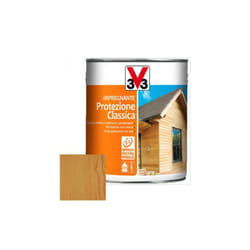 V33 - impregnante completo legno protezione classica 0,75 lt Noce Chiaro,0.75 lt