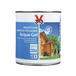 V33 - protettivo completo legno all'acqua Lt. 0,75 castagno scuro