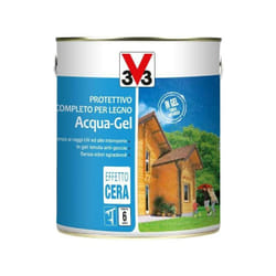 V33 - protettivo completo legno all'acqua Lt. 2,50 castagno scuro