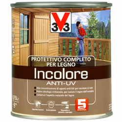 Protettivo completo per legno incolore per la protezione dei rivestimenti in legno esterni molto esposti. Acquistalo subito d ...