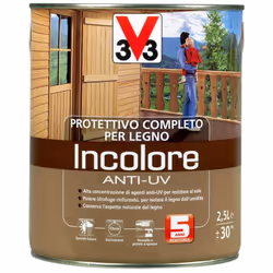 Protettivo completo per legno incolore per la protezione dei rivestimenti in legno esterni molto esposti. Acquistalo subito d ...