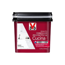 V33 - smalto rinnovatore per cucina colore bianco satinato confezione 750 ml 02134