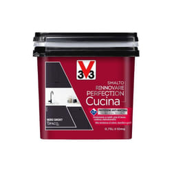 V33 - smalto rinnovatore cucina colore nero smoky opaco confezione 750 ml (02137)