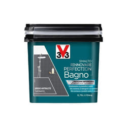Smalto all'Acqua Rinnovare Perfection Bagno 750 ml V33 Grigio Antracite