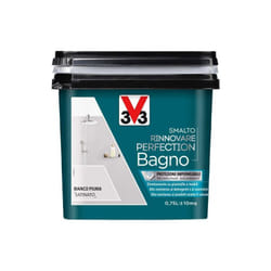 Smalto acqua rinnovatore superficie bagno bianco piuma satinato 750 ml (02140)