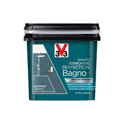 Smalto Acqua V33 Rinnovatore Superficie Bagno Blu Petrolio Satinato 750 Ml 02144