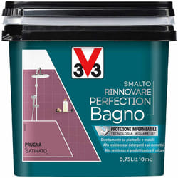 V33 - Smalto Rinnovare Perfection Bagno Muri Piastrelle Mobili Reistente Acqua - Colore: Prugna Satinato
