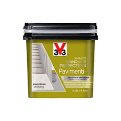 V33 - smalto rinnovatore pavimenti bianco piuma satinato confezione 750 ml (02149)